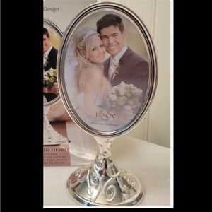 BRAND NEW! Lenox cake topper photo frame